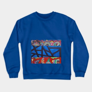 Abstract & Nakshi art. Crewneck Sweatshirt